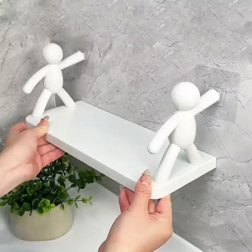 Organizador De Baño Sin Clavos Repisa Adhesiva Fácil Instalación